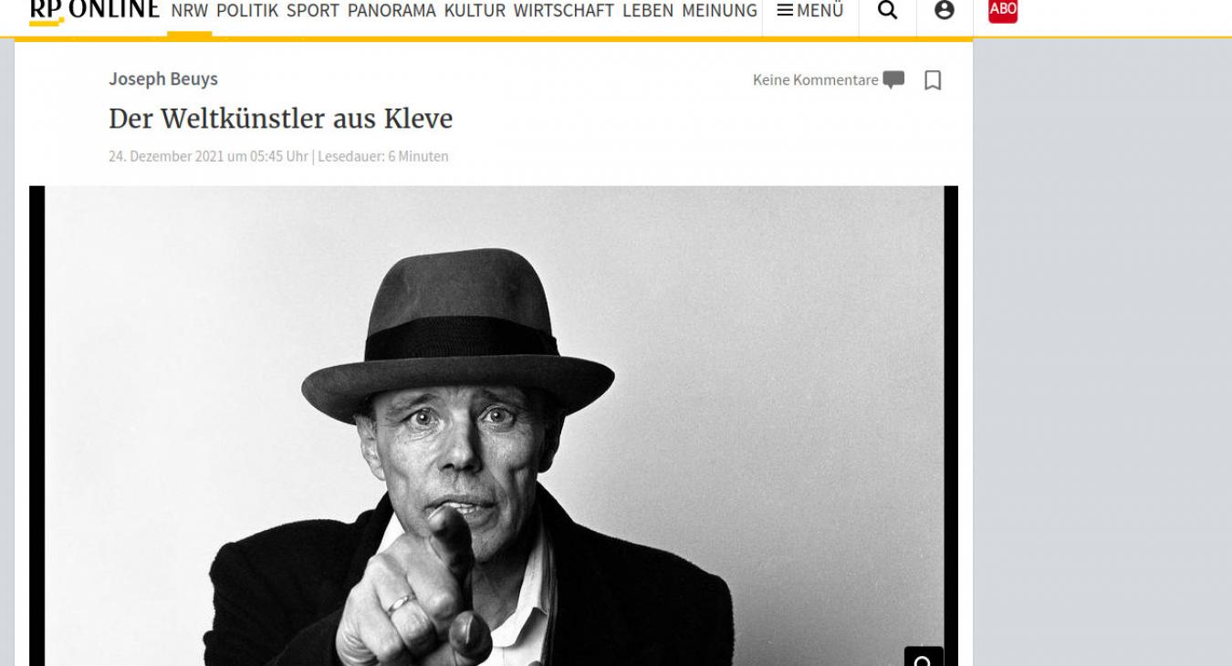 Joseph Beuys: Der Weltkünstler aus Kleve